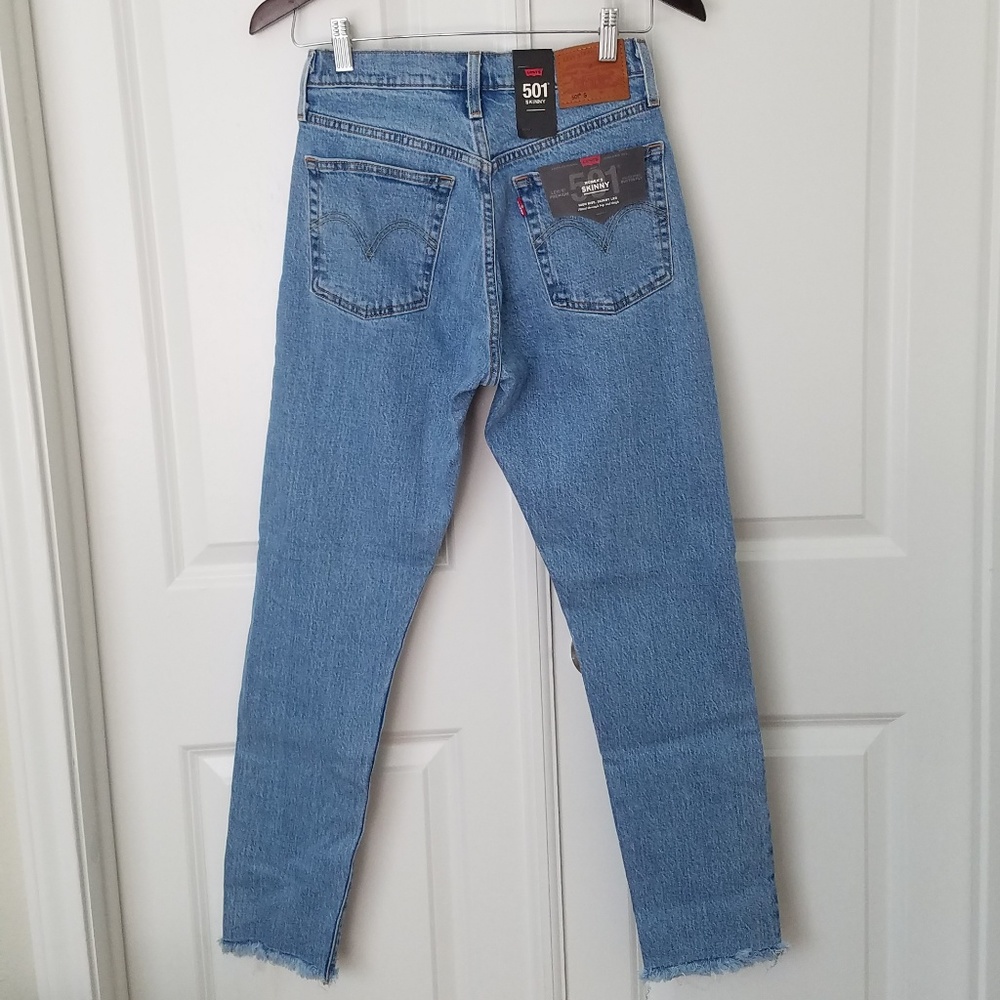 👽 Levi's 501 high rise skinny jeans - Picture 4 of 8